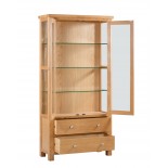 Dorset Oak Glazed Display Cabinet